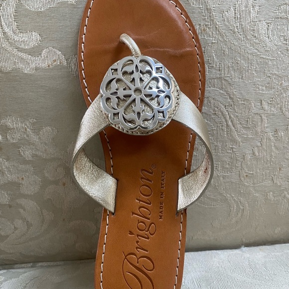 Brighton Alice Gold Sandals - Picture 6 of 12